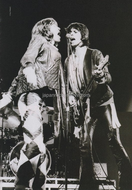 The Rolling Stones 1995/02 Japanese music press cutting clipping - photo pinup - mick and keith