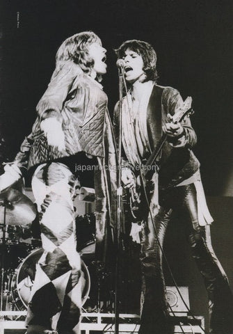 The Rolling Stones 1995/02 Japanese music press cutting clipping - photo pinup - mick and keith