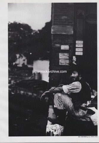 Joe Strummer 1988/09 Japanese music press cutting clipping - photo pinup