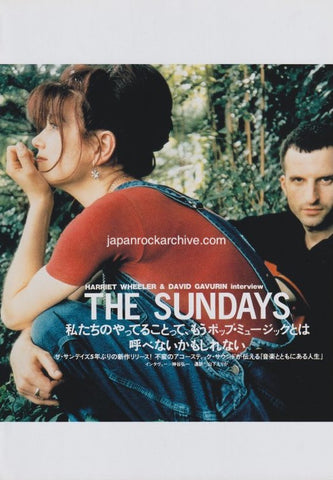 The Sundays 1997/12 Japanese music press cutting clipping - article