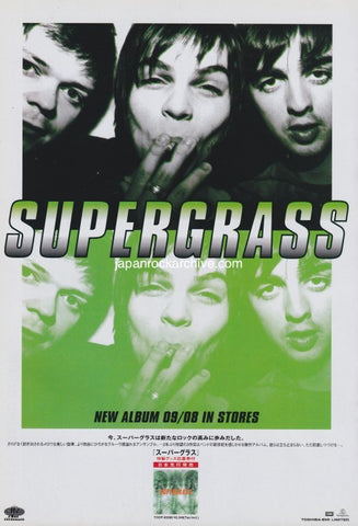 Supergrass 1999/10 S/T Japan album promo ad