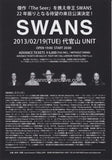 Swans 2013 Japan tour concert gig flyer handbill