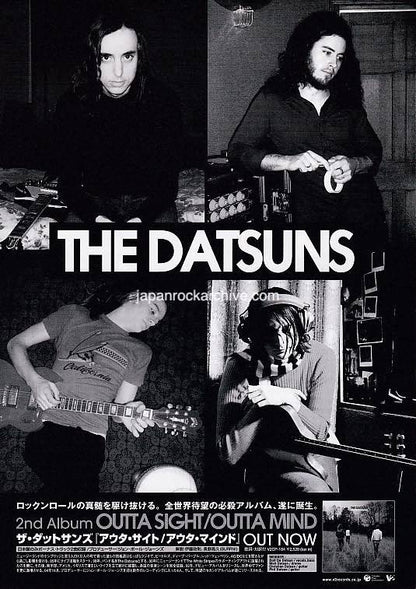 The Datsuns 2004 Japan tour concert gig flyer handbill