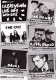 The Ting Tings 2014 Japan tour concert gig flyer handbill