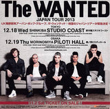 The Wanted 2013 Japan tour concert gig flyer handbill