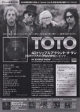 Toto 2019 Japan album / tour concert gig flyer handbill