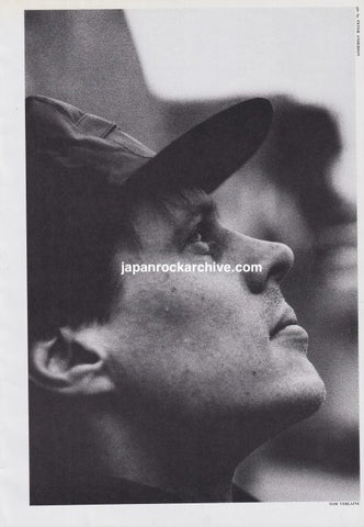 Tom Verlaine 1987/06 Japanese music press cutting clipping - photo pinup
