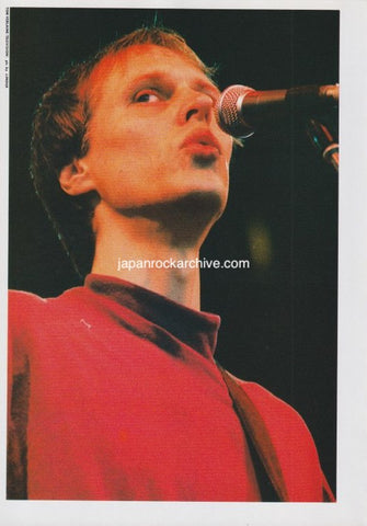 Tom Verlaine 1992/10 Japanese music press cutting clipping - photo pinup - on stage