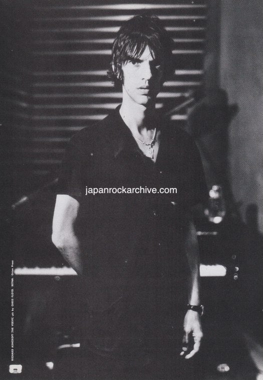 The Verve 1998/03 Japanese music press cutting clipping - photo pinup - richard ashcroft