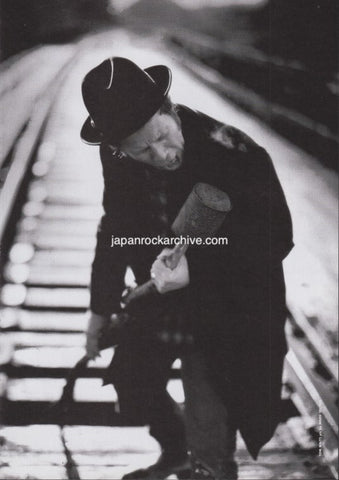 Tom Waits 1999/09 Japanese music press cutting clipping - photo pinup