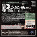 Nick Waterhouse 2013 Japan tour concert gig flyer handbill