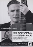 Bryan Adams 2017 Japan tour concert gig flyer