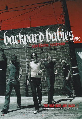 Backyard Babies 2004/02 Stockholm Syndrome Japan album promo ad