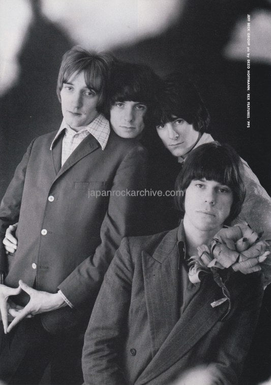 The Jeff Beck Group 1994/09 Japanese music press cutting clipping - photo pinup - band shot