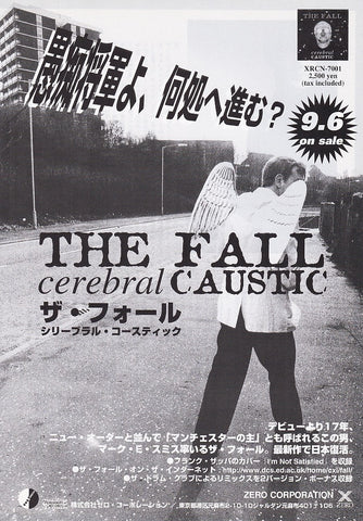 The Fall 1995/10 Cerebral Caustic Japan album promo ad