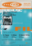 Filter 2000 Japan tour concert gig flyer handbill