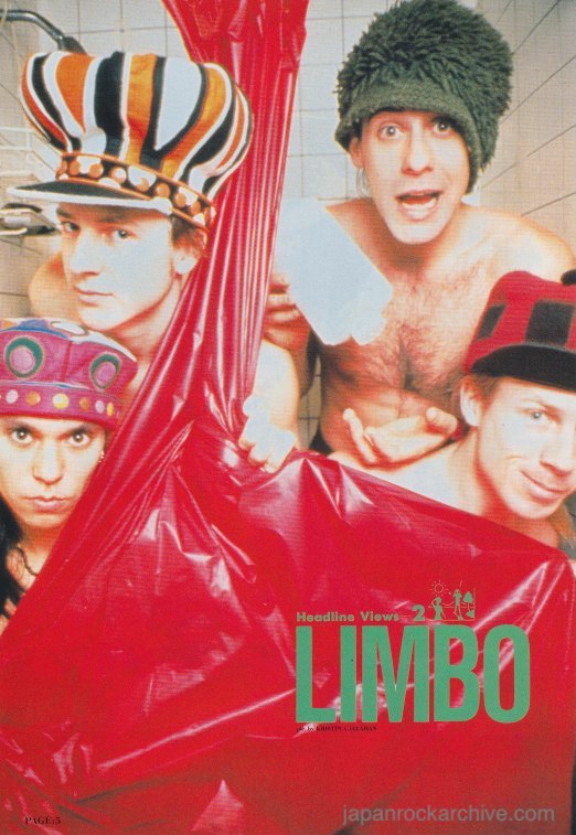 Limbomaniacs 1991/04 Japanese music press cutting clipping - article