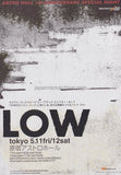 Low 2001 Japan tour concert gig flyer handbill