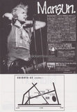 Mansun 2000 Japan tour concert gig flyer handbill