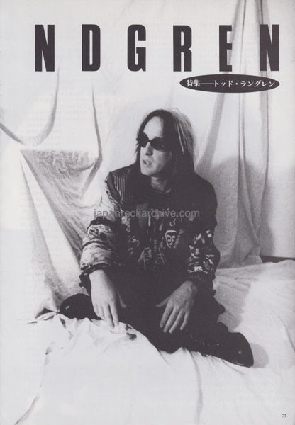 Todd Rundgren 1993/01 Japanese music press cutting clipping - article