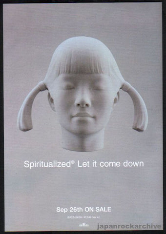 Spiritualized 2001/10 Let It Come Down Japan album promo ad